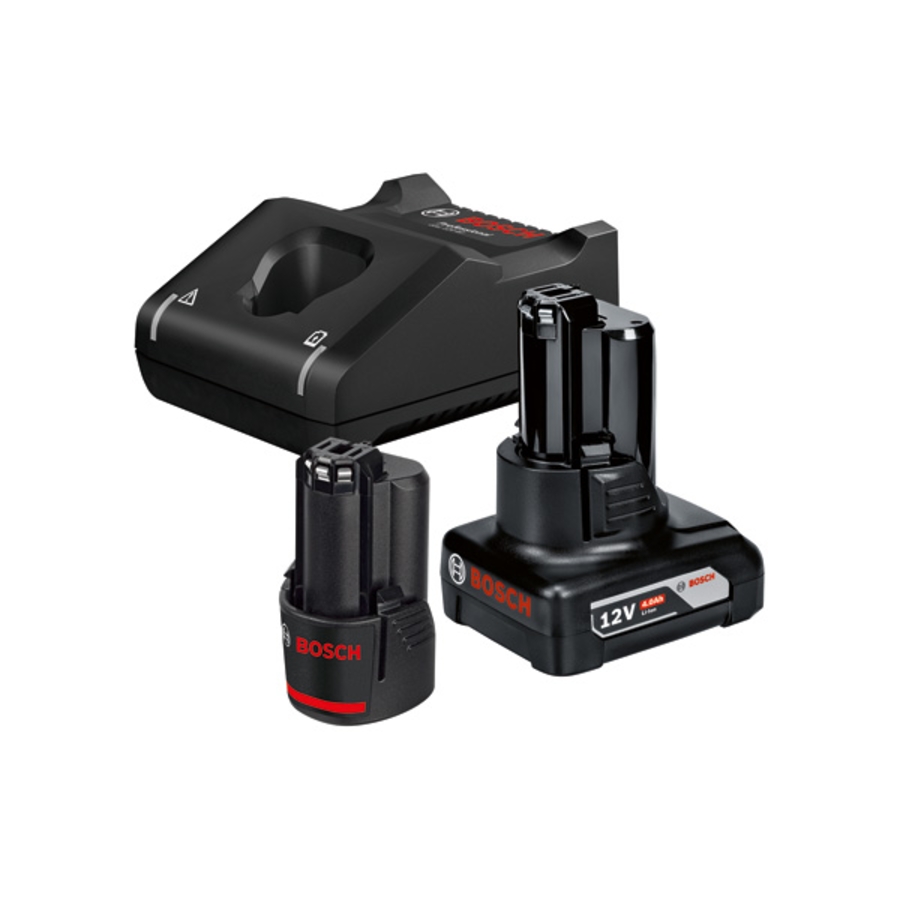 BOSCH Professional 1 x GBA 12V 2.0Ah + 1 x GBA 12V 4.0Ah + GAL 12V-40  Starter-Set 1600A01NC9
