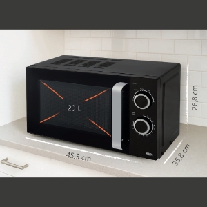 Silva MW-C 25.2 Mikrowelle, 700 W, 20 L, Keramikboden ohne Drehtel 430031