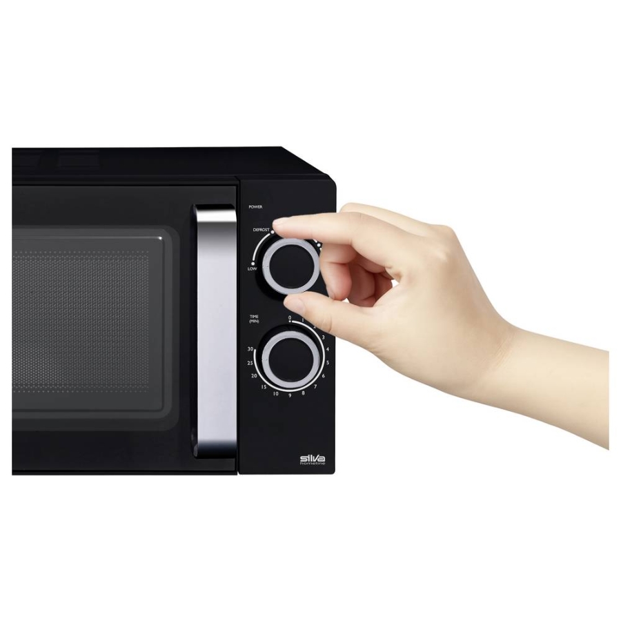 Silva MW-C 25.2 Mikrowelle, 700 W, 20 L, Keramikboden ohne Drehtel 430031