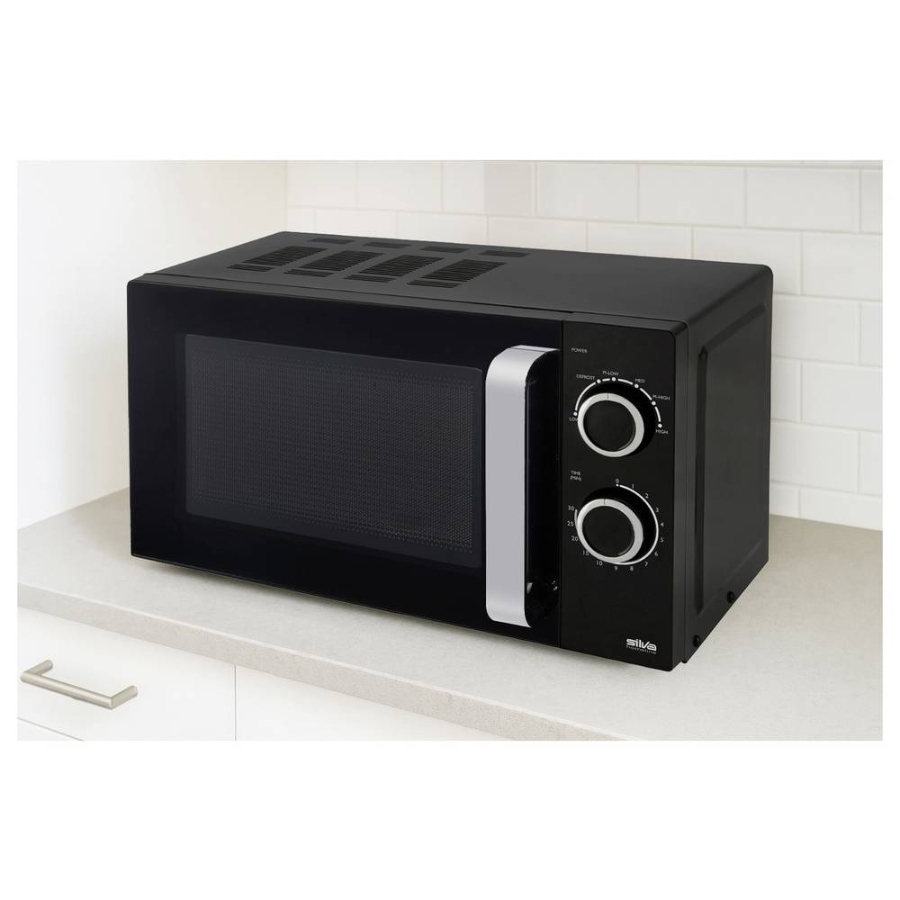 Silva MW-C 25.2 Mikrowelle, 700 W, 20 L, Keramikboden ohne Drehtel 430031