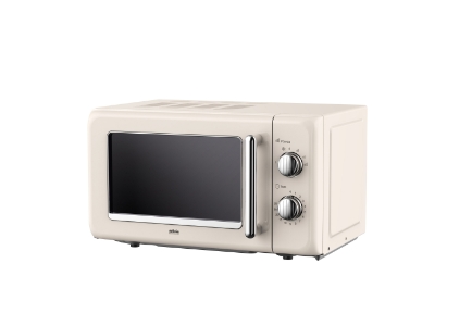 Silva MW-R 25.3 beige Mikrowelle, 700 W, 20 L, Retro 430032