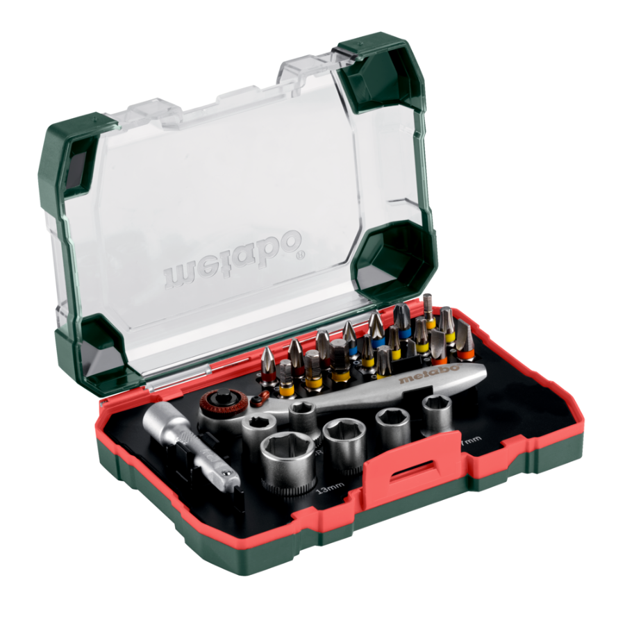 Metabo Bit-Box und Ratschenset-SP - 26-teilig 626701000