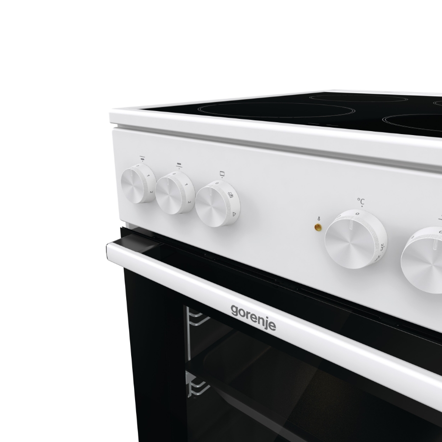 Gorenje GEC5A21WG Elektroherd mit Glaskeramik-Kochfeld  740524