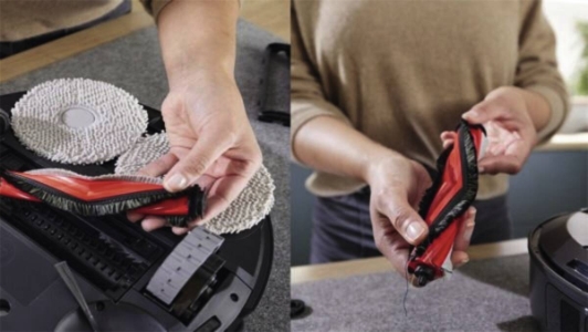 Bosch EXCLUSIV BCRDW3BAB Saugroboter Spotless Max Schwarz 