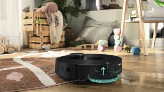 Bosch EXCLUSIV BCRDW3BAB Saugroboter Spotless Max Schwarz 