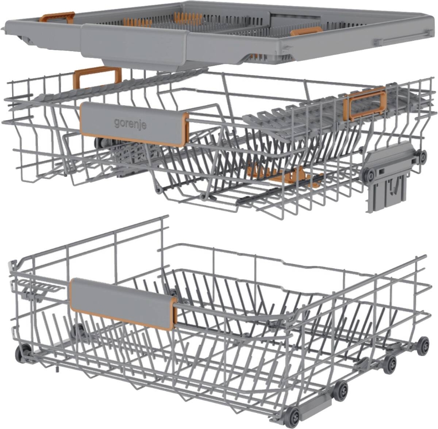 Gorenje GI673B90X Geschirrspüler Einbau 60cm teilintegriert mit Besteckschublade