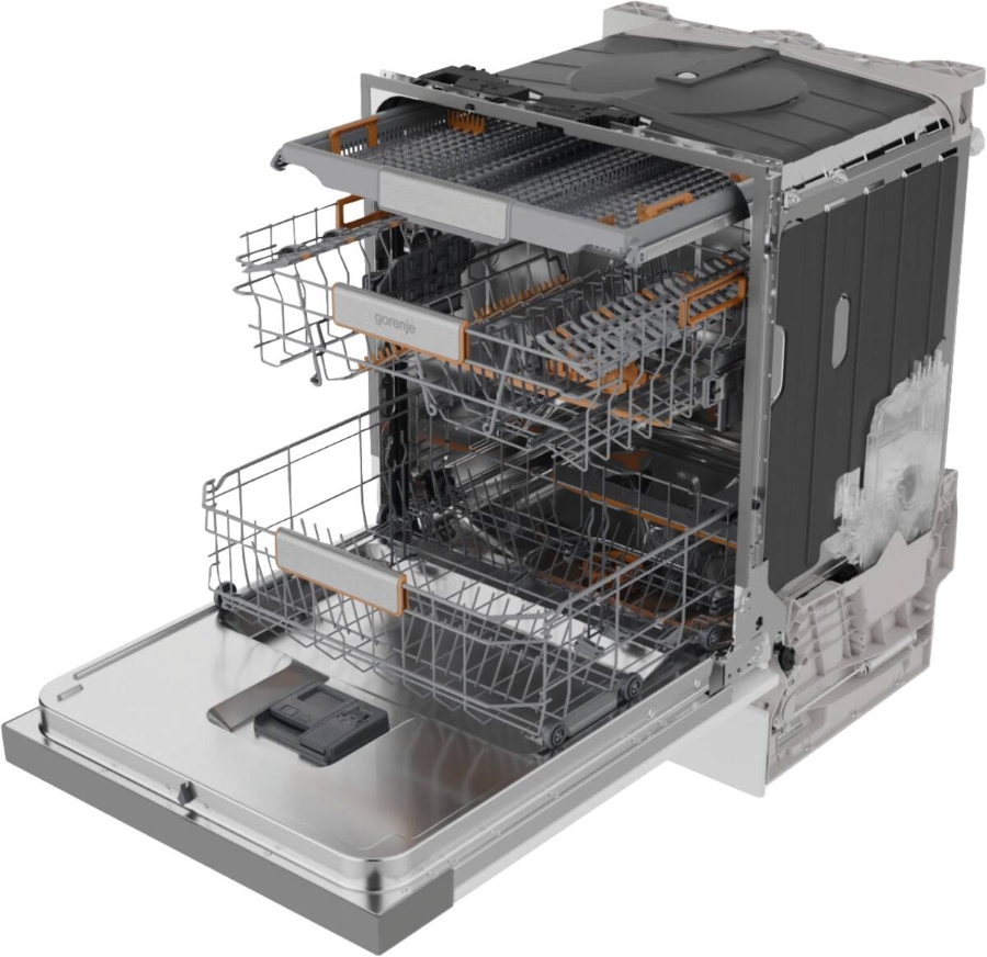 Gorenje GI673A91X Geschirrspüler Einbau teilintegriert 60cm mit Besteckschublade