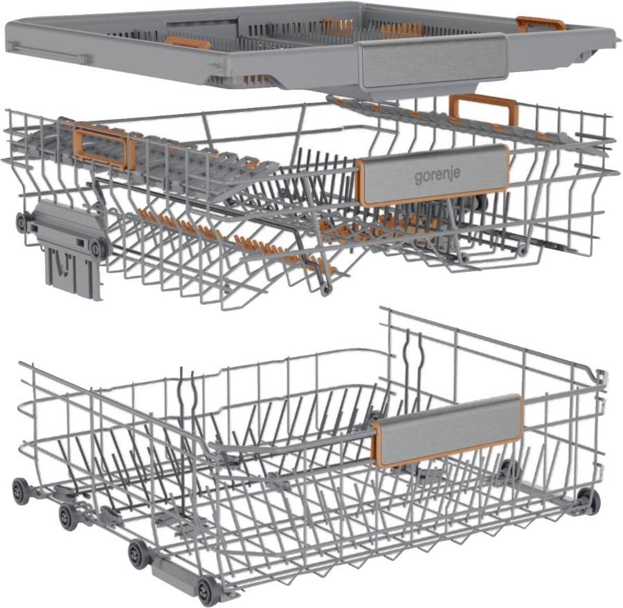 Gorenje GI673A91X Geschirrspüler Einbau teilintegriert 60cm mit Besteckschublade