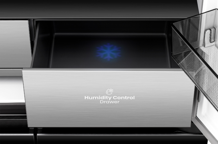 Hisense RQ768N4GBE Multidoor Kühl-Gefrierkombination Schwarz 591l nur 60cm Tief