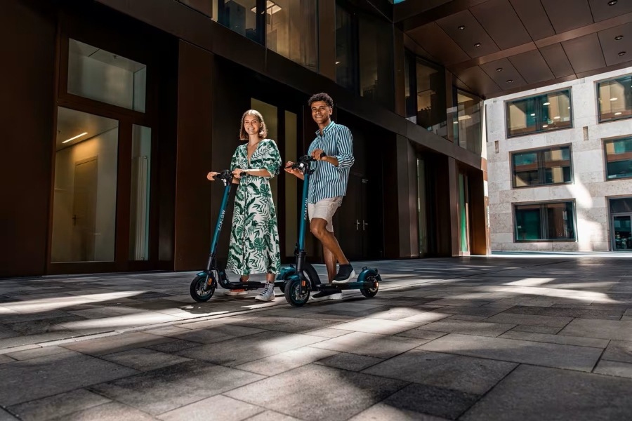 SoFlow SO  01 E-Scooter Grün 