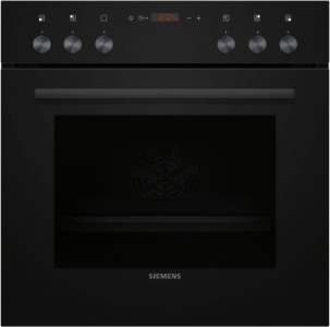 Siemens HE013FBB1 Einbau-Herd, 60 x 60 cm, Schwarz, Edelstahl 