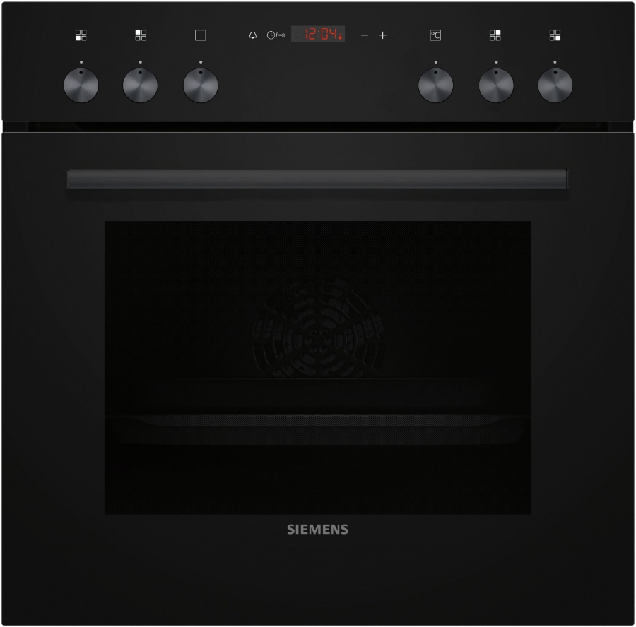 Siemens HE013FBB1 Einbau-Herd, 60 x 60 cm, Schwarz, Edelstahl 