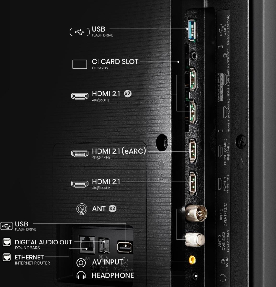Hisense 100E7NQ 254 cm (100 Zoll) Fernseher, 4K UHD, QLED 