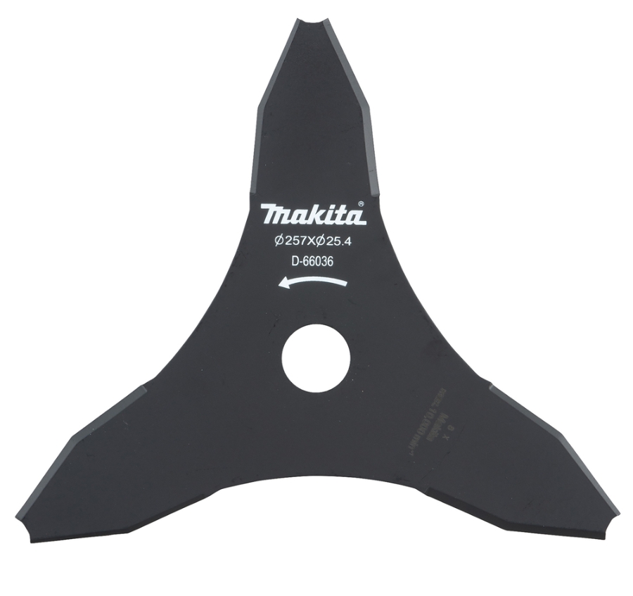 Makita D-66036 3-Zahn-Dickichtmesser, 257 mm 257 mm • 3-Zahn