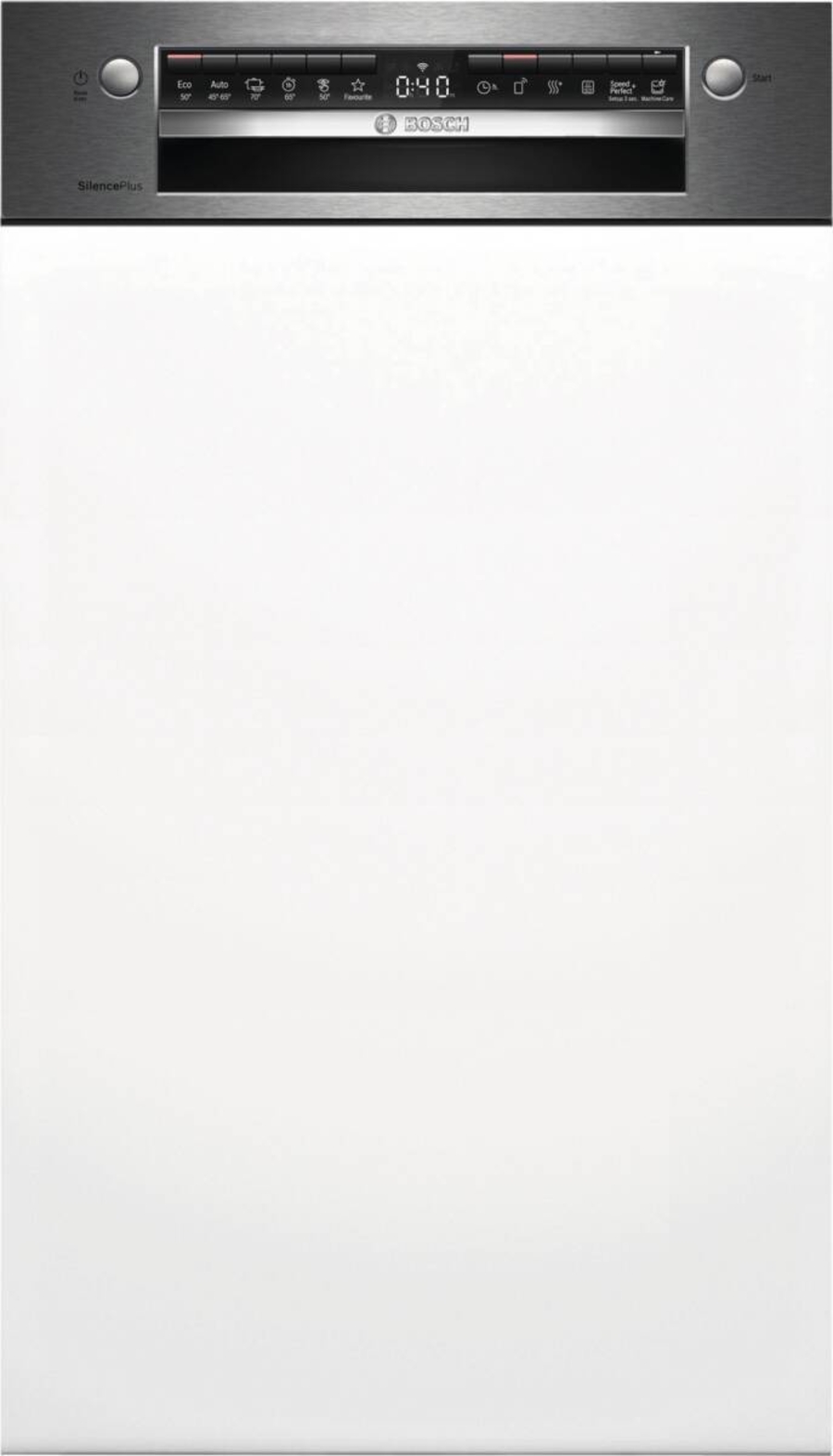 Bosch SPI4HMS49E Geschirrspüler einbau teilintegriert mit Besteckschublade Edelstahl