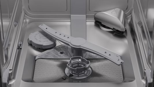 Bosch SPI6ZMS29E  Teilintegrierter Geschirrspüler 45 cm Edelstahl mit Besteckschublade