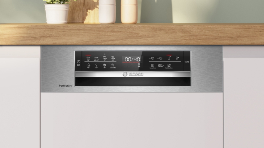 Bosch SPI6ZMS29E  Teilintegrierter Geschirrspüler 45 cm Edelstahl mit Besteckschublade