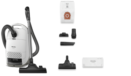 Miele Guard M1 S8380 PowerLine/Brillantweiß/SVWF6 Bodenstaubsauger mit Beutel