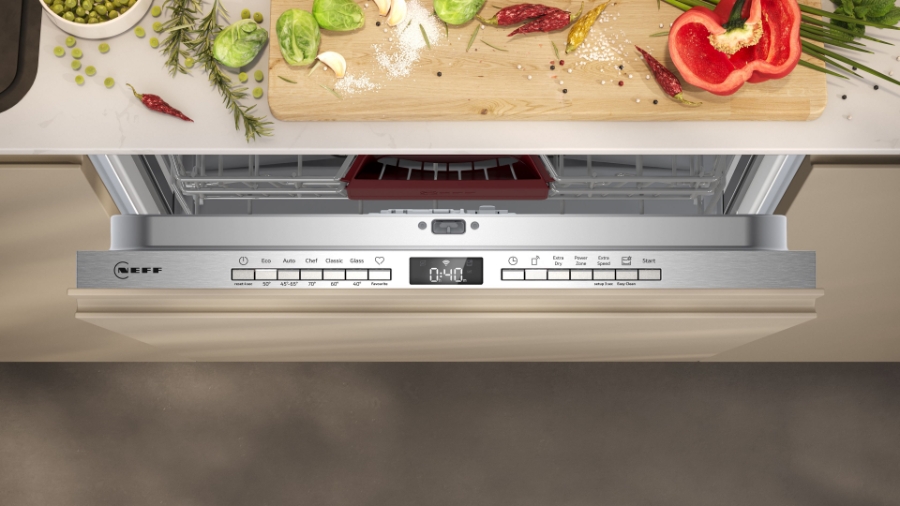 Neff S155EVX04E Geschirrspüler Einbau vollintegriert 60 cm  mit Besteckschublade