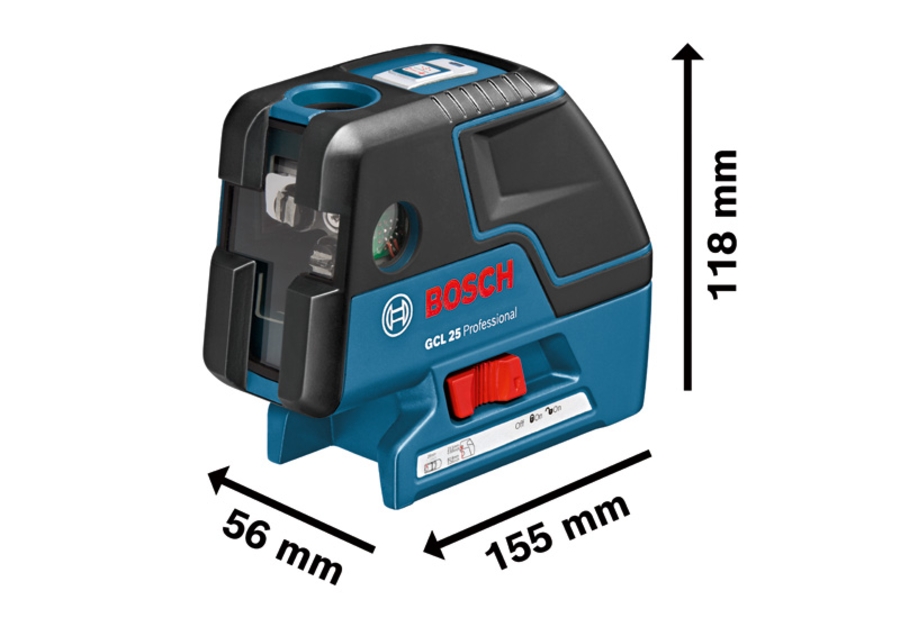 BOSCH Professional GCL 25 Kreuzlaser inkl. Tasche  0601066B00