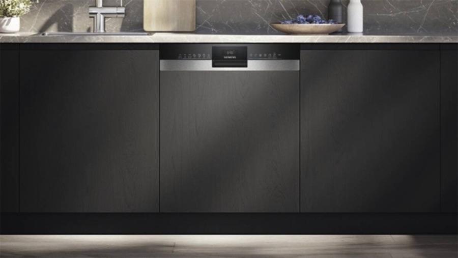 Siemens SX53ES22CE iQ300 Einbau Geschirrspüler teilintegriert, 60 cm XXL Home Connect