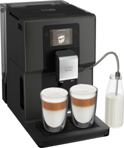 Krups EA872B Kaffee-Vollautomaten Graphit-Schwarz 