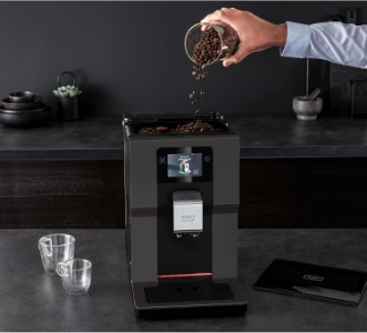 Krups EA872B Kaffee-Vollautomaten Graphit-Schwarz 