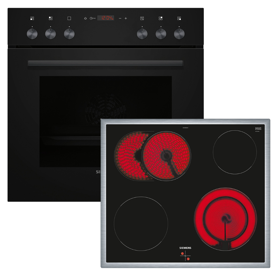 Siemens HE013FBB1+EA64RGNA1E Herdset mit Elektrokochfeld 