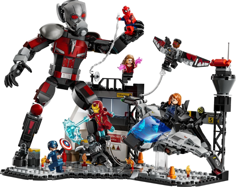 LEGO Super Heroes 76314 Captain America: Civil War Actionduell 