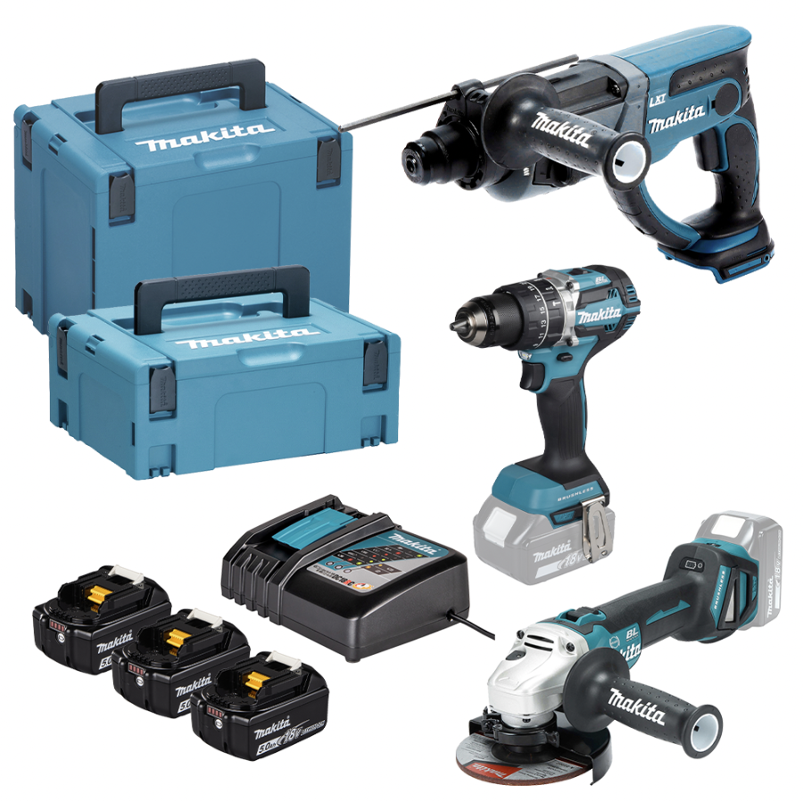 Makita DLX3093TJ Akku-Spezialset LXT LXT • 18 V • Werkzeugset