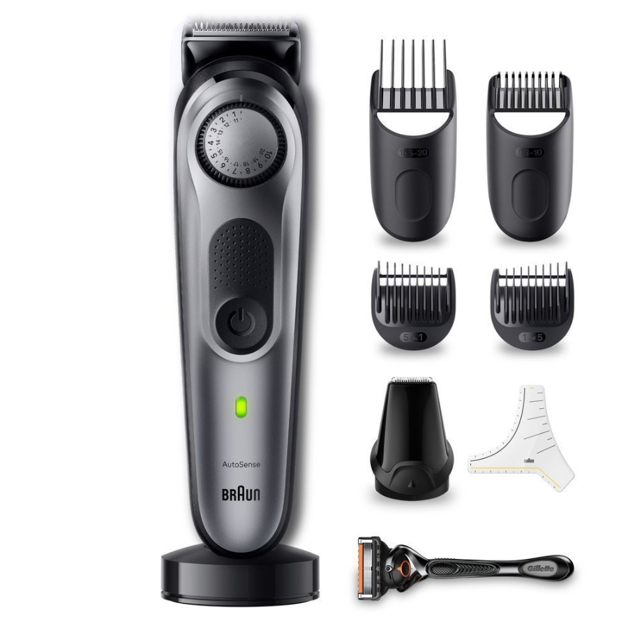 Braun Personal Care BT7420 Barttrimmer, Trimmer mit Barber Tools und  100 Min. Laufzeit