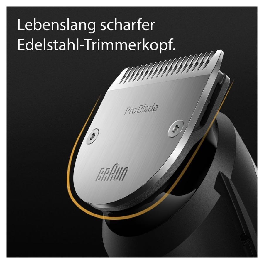 Braun Personal Care BT7420 Barttrimmer, Trimmer mit Barber Tools und  100 Min. Laufzeit