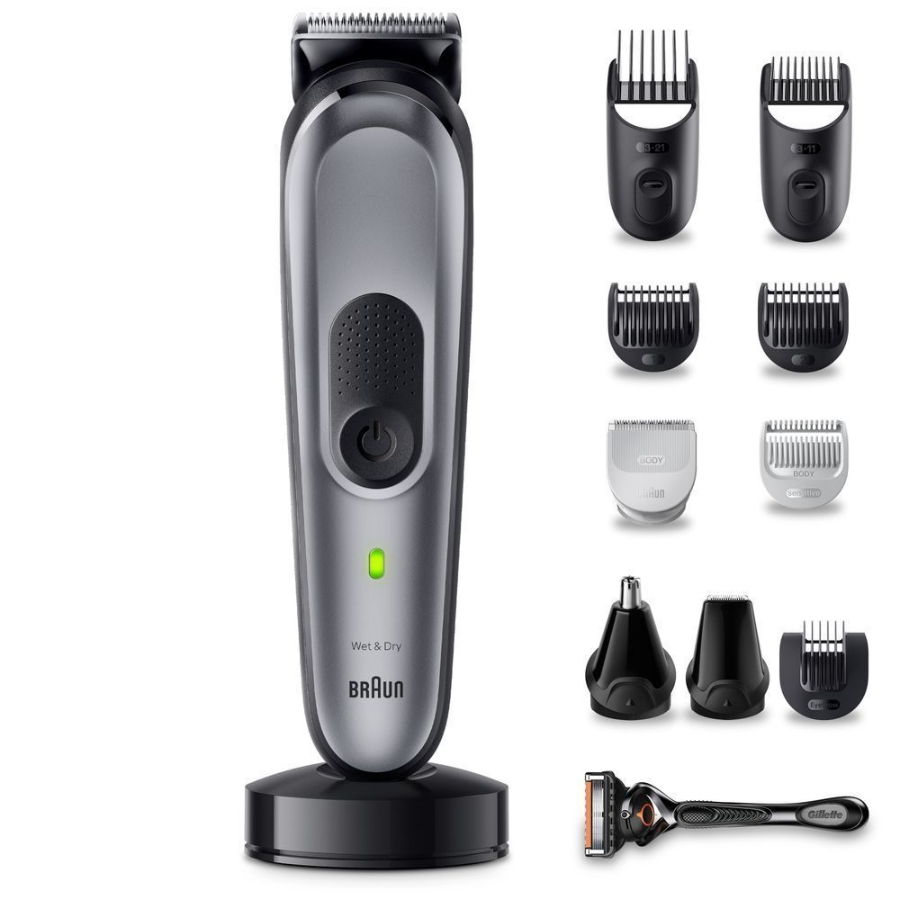 Braun Personal Care MGK7440 All-In-One Styling Set, 11-in-1 Set  für Bart, Haare, Bodygrooming und mehr