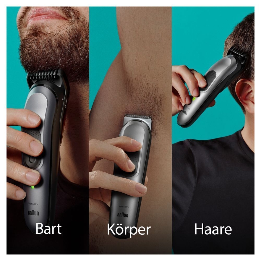 Braun Personal Care MGK7440 All-In-One Styling Set, 11-in-1 Set  für Bart, Haare, Bodygrooming und mehr