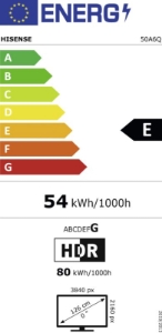 Hisense 50A6Q 50 Zoll 4K QLED Fernseher  