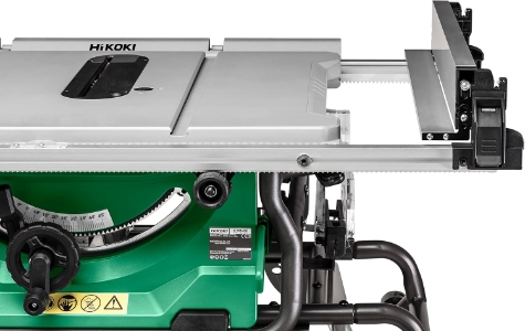 Hikoki C10RJWAZ Tischkreissäge  1.500 W Ø 254 mm mit einer  Schnitttiefe von 79 mm zum leistungsstarken Sägen von großen