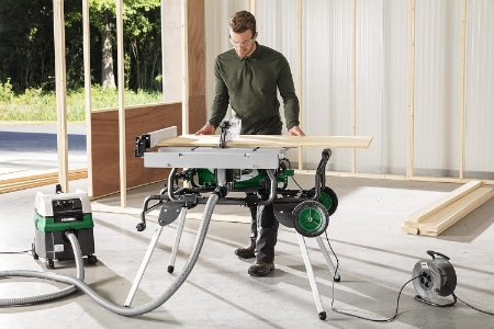 Hikoki C10RJWAZ Tischkreissäge  1.500 W Ø 254 mm mit einer  Schnitttiefe von 79 mm zum leistungsstarken Sägen von großen