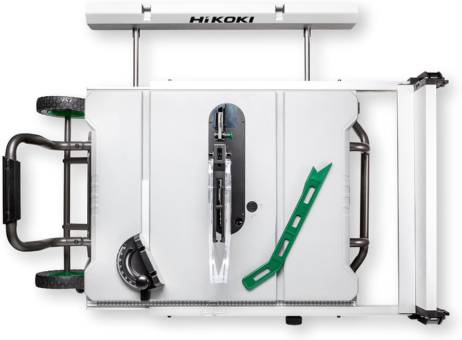 Hikoki C10RJWAZ Tischkreissäge  1.500 W Ø 254 mm mit einer  Schnitttiefe von 79 mm zum leistungsstarken Sägen von großen