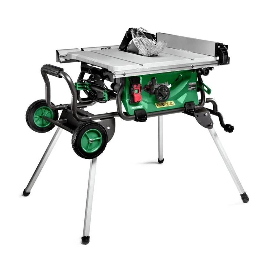 Hikoki C10RJWAZ Tischkreissäge  1.500 W Ø 254 mm mit einer  Schnitttiefe von 79 mm zum leistungsstarken Sägen von großen