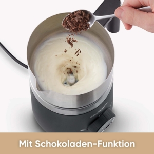Severin SM 3587  SPUMA 700 Plus Induktions-Milchaufschäumer 13 Programme, OLED-Display, LED-Lichtring mit Statusanzeige,