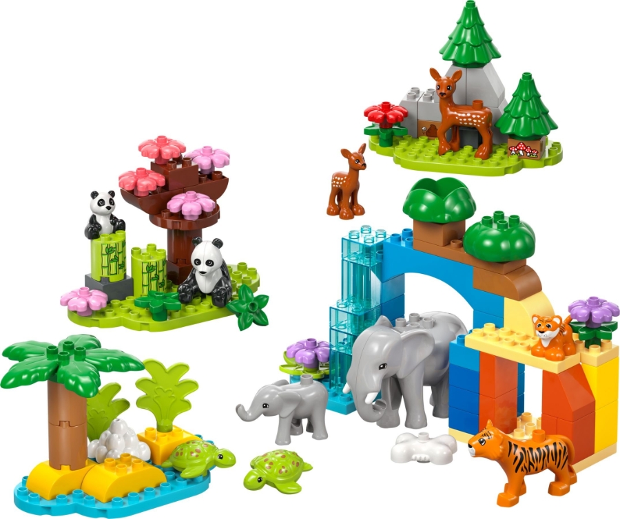 LEGO Duplo 10446 Wildtier-Familien 3-in-1-Set 