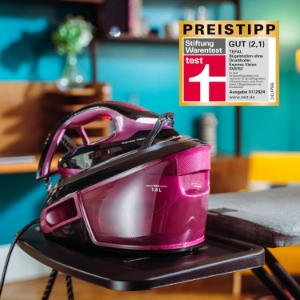Tefal SV8152 Dampfbügelstation 1.800 ml Wassertank 480 g/Min.  extra Dampfstoß, für alle Textilien, LED an der Spitze