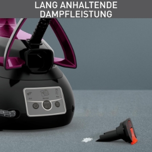 Tefal SV8152 Dampfbügelstation 1.800 ml Wassertank 480 g/Min.  extra Dampfstoß, für alle Textilien, LED an der Spitze