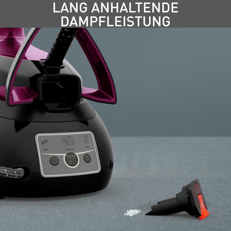 Tefal SV8152 Dampfbügelstation 1.800 ml Wassertank 480 g/Min.  extra Dampfstoß, für alle Textilien, LED an der Spitze