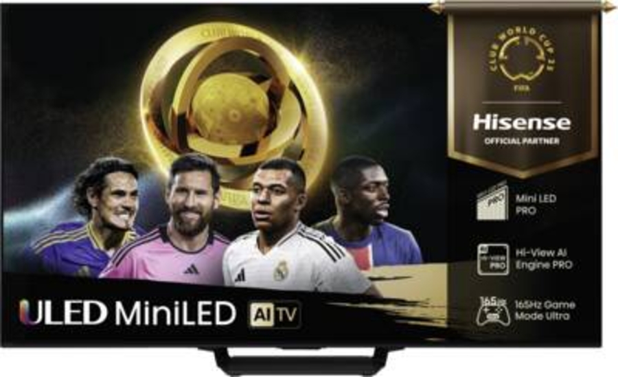 Hisense 100U7Q Fernseher 100 Zoll, 4K Mini LED ULED, Smart TV 