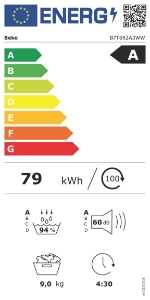 Beko B7T692A3WW  Wärmepumpentrockner 9kg  
