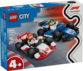 LEGO City 60464 F1® Williams Racing und Haas F1® Rennautos 