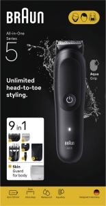 Braun Personal Care AIO5540 Series 5 All-In-One Style Kit Bodygroomer  
