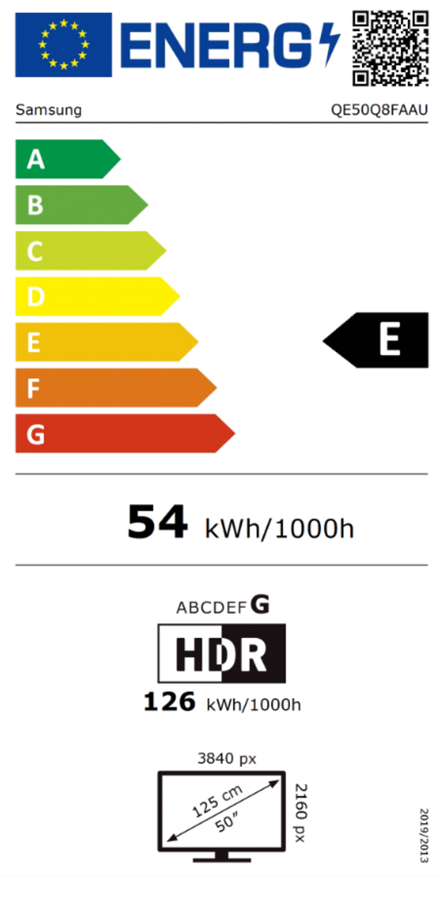 Samsung QE50Q8F 50 Zoll QLED 4K Vision AI TV; QLED TV Grau Fernseher