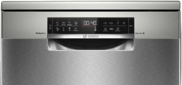 Bosch SMS6ZCI16E Geschirrspüler Stand 60 cm Silver-Inox 